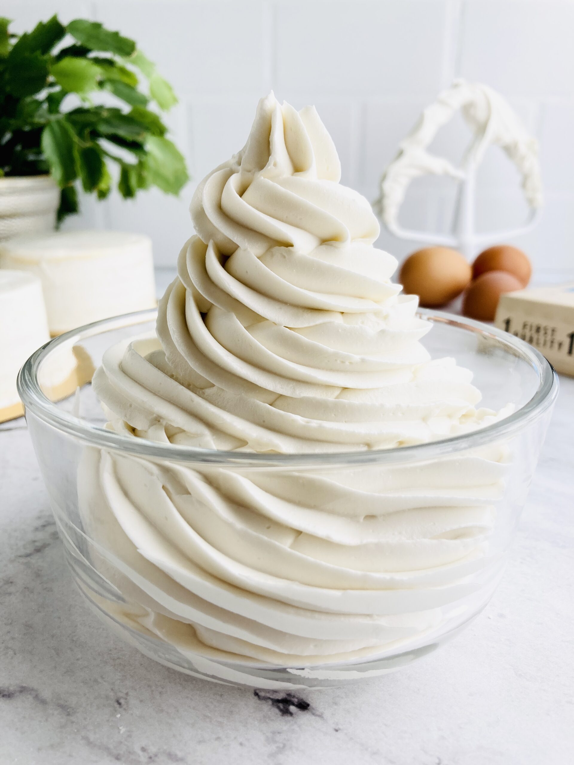 Vanilla Bean Italian Meringue Buttercream